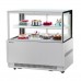 Turbo Air TBP60-46FN-S 59 Stainless Steel Refrigerated Bakery Display Case with Lift-Up Front Glass - 16 Cu. Ft.