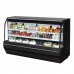 Turbo Air TCDD-96H-B-N 96 Black Curved Glass High Profile Refrigerated Bakery Case - 2 Shelves