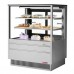 Turbo Air TCGB-36UF-S-N 37 Straight Front Stainless Steel Refrigerated Bakery Display Case - 12 Cu. Ft.