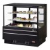 Turbo Air TCGB-48UF-B-N 49 Straight Front Black Refrigerated Bakery Display Case - 16 Cu. Ft.