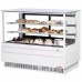 Turbo Air TCGB-60UF-W-N 61 Straight Front White Refrigerated Bakery Display Case - 19 Cu. Ft.