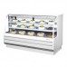 Turbo Air TCGB-72DR-W 72 White Curved Glass Dry Bakery Case - 2 Shelves