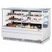 Turbo Air TCGB-72UF-CO-W-N 73 Straight Front White Refrigerated & Dry Combination Bakery Display Case - 12 Cu. Ft. Each Side