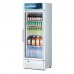 Turbo Air TGM-15SDW-N6 Super Deluxe Series 26 Glass Swing Door White Merchandiser Refrigerator - 14 Cu. Ft.