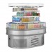 Turbo Air TIOM-20RSRS-N 48 Stainless Steel Oval Island Display Self-Serve Refrigerated Merchandiser - 68 Deep - 19 Cu. Ft.