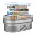 Turbo Air TIOM-36RSRS-N 48 Stainless Steel Oval Island Display Self-Serve Refrigerated Merchandiser - 84 Deep - 26 Cu. Ft.