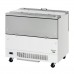 Turbo Air TMKC-49-2-WS-N6 Super Deluxe Series 49 White Dual Sided Access Milk Cooler - 18 Cu. Ft. - 12 Crates