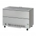 Turbo Air TMKC-58-2-SS-N6 Super Deluxe Series 58 Stainless Steel Dual Sided Access Milk Cooler - 22 Cu. Ft. - 16 Crates
