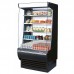 Turbo Air TOM-36DXB-N 36 Extra Deep Vertical Open Display Merchandiser, Black - 4 Shelves