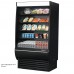 Turbo Air TOM-36DXB-SP-N 36 Extra-Deep Vertical Open Display Merchandiser w/ Stainless Steel Interior & Solid Side Panels - 17 Cu. Ft.