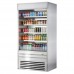 Turbo Air TOM-36ES-N 36 Stainless Steel Vertical Air Curtain Open Display Merchandiser - 17 Cu. Ft.