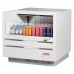 Turbo Air TOM-36UC-W-N 36 Low Profile White Drop-In Horizontal Open Display Case w/ Solid Side Panel - 5 Cu. Ft.