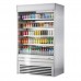 Turbo Air TOM-48ES-N 48 Stainless Steel Vertical Air Curtain Open Display Merchandiser - 23 Cu. Ft.