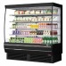 Turbo Air TOM-72DXB-N 69 Extra-Deep Vertical Open Display Merchandiser w/ Glass Side Panels - 22 Cu. Ft.