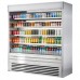 Turbo Air TOM-72ES-N 72 Stainless Steel Vertical Air Curtain Open Display Merchandiser - 35 Cu. Ft.