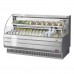 Turbo Air TOM-75LS-N 76 Low-Profile Stainless Steel Horizontal Open Display Merchandiser w/ Glass Side Panels - 15 Cu. Ft.