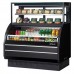 Turbo Air TOM-W-50SB-UF-N 51 Open Display Merchandiser Combination Case w/ European Straight Front Refrigerated Top Display Case - 5.6 Top/8.5 Bottom Cu. Ft.