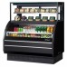 Turbo Air TOM-W-60SB-UF-N 63 Starbucks Style Open Refrigerated Display Case with Refrigerated Top