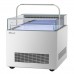 Turbo Air TOS-30NN-D-S 30 Stainless Steel Open Display Sandwich & Cheese Merchandiser with Top Shelf - 1.3 Cu. Ft.