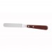 Winco TOS-4 3-1/2 Offset Bakery Spatula with Wood Handle