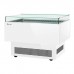 Turbo Air TOS-50PN-W 50 White 4-Sided Open Display Sandwich & Cheese Merchandiser - 2.5 Cu. Ft.