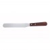 Winco TOS-7 6-1/2 Offset Bakery Spatula with Wood Handle