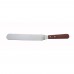 Winco TOS-9 8-1/2 Offset Bakery Spatula with Wood Handle