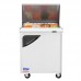 Turbo Air TST-28SD-12-N 28 Super Deluxe Series Solid Door Mega Top Refrigerated Prep Table - (12) x 1/6 Pan