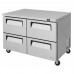 Turbo Air TUF-48SD-D4-N 48 Super Deluxe Series Four Drawer Undercounter Freezer - 12 Cu. Ft.