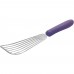 Winco TWP-60P Allergen Free Purple Handle Stainless Steel Fish Spatula, 6-3/4 x 3-1/4