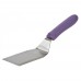 Winco TWP-61P Allergen Free Purple Handle Stainless Steel Offset Hamburger Turner, 5-1/8 x 2-7/8