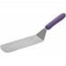 Winco TWP-90P Allergen Free Purple Handle Stainless Steel Offset Flexible Turner, 8-1/4 x 2-7/8