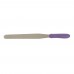 Winco TWPS-9P 10 Allergen Free Purple Handle Bakery Spatula