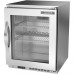 Beverage Air UCF20HC-25-15 20" Shallow Glass Door Undercounter Ice Cream Freezer - 2 Cu. Ft.