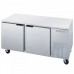 Beverage Air UCF67AHC 67 Two Solid Door Undercounter Freezer - 20 Cu. Ft.