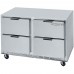 Beverage-Air UCFD48AHC-4 48 Four Drawer Undercounter Freezer - 11 Cu. Ft.