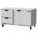 Beverage-Air UCFD60AHC-2 60 Door & Two Drawer Undercounter Freezer - 14 Cu. Ft.