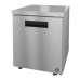 Hoshizaki UF27B-LP 27 Steelheart Series One-Section Low-Profile Undercounter Freezer with Stainless Door - 7 Cu. Ft.