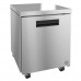 Hoshizaki UF27B 27 Steelheart Series One-Section Undercounter Freezer with Stainless Door - 7 Cu. Ft.