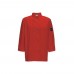 Winco UNF-6RM Mens Red Long Sleeved Tapered Fit Chef Jacket, Size M