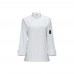 Winco UNF-7WS Womens White Long Sleeved Tapered Fit Chef Jacket, Size S