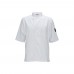 Winco UNF-9WXL White Short Sleeved Chefs Shirt with Tapered Fit, Size XL