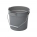 Winco UPP-10G 10 Quart Gray Polyethylene Utility Pail