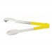 Winco UT-12HP-Y 12 Stainless Steel Utility Tongs, Yellow Handle