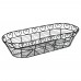 Winco WBKG-15 Oblong Wire Bread/Fruit Basket, 15 x 6-1/4 x 3