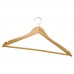 Winco WCH-1 Open Swivel Hook Maple Wood Hangers