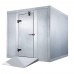 Wowcooler 10' x 10' Indoor Walk-in Refrigerator Cooler Box, Stainless Steel, With Floor