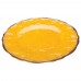 Winco WDM001-601 Ardesia Luzia Yellow Melamine Hammered Plate, 9