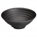 Winco WDM012-303 Kumata 10 Black Round Melamine Soup/Cereal Bowl
