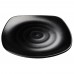 Winco WDM013-305 Ardesia Rika Black Melamine Square Plate, 12-3/4